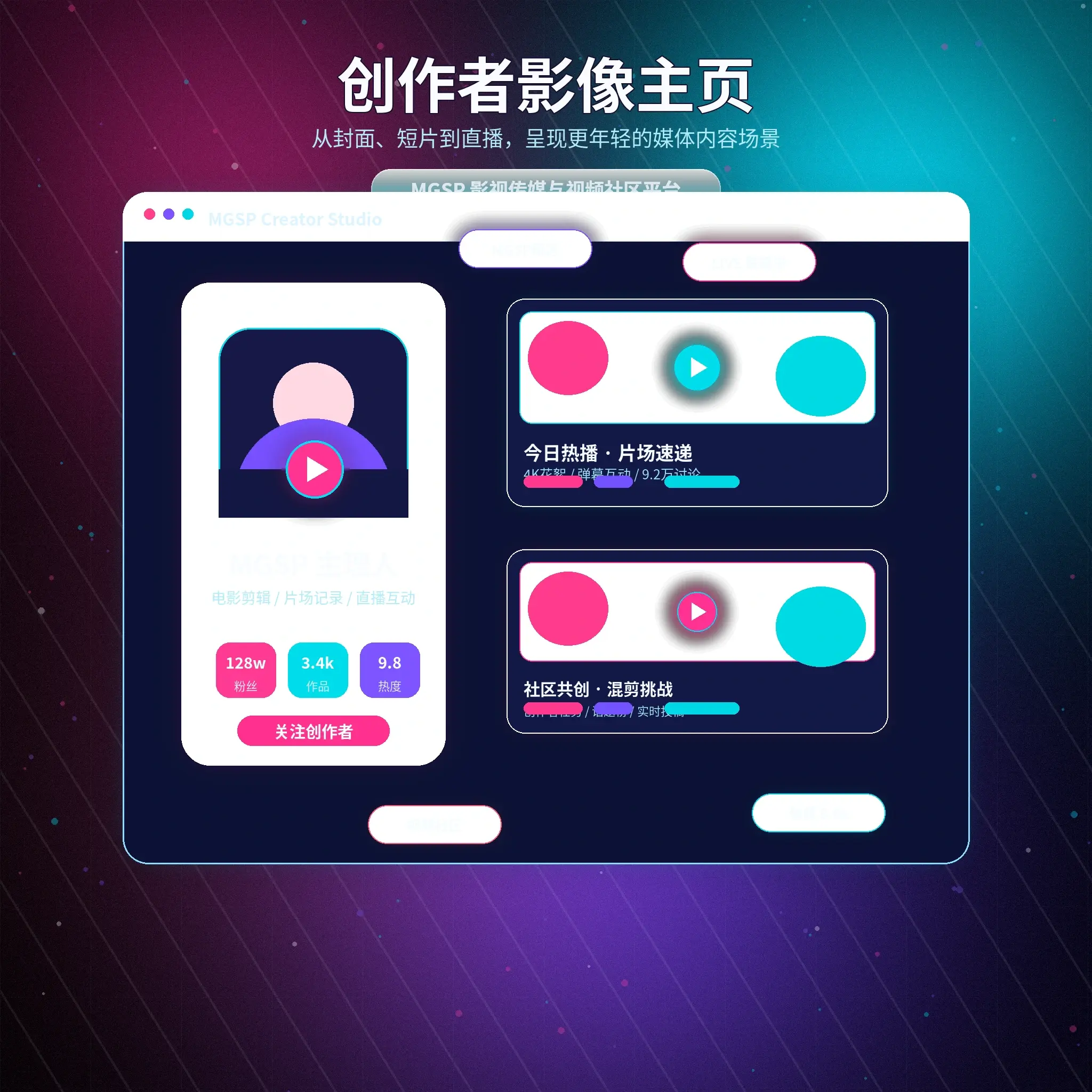 蘑菇视频用户生活影像内容示例